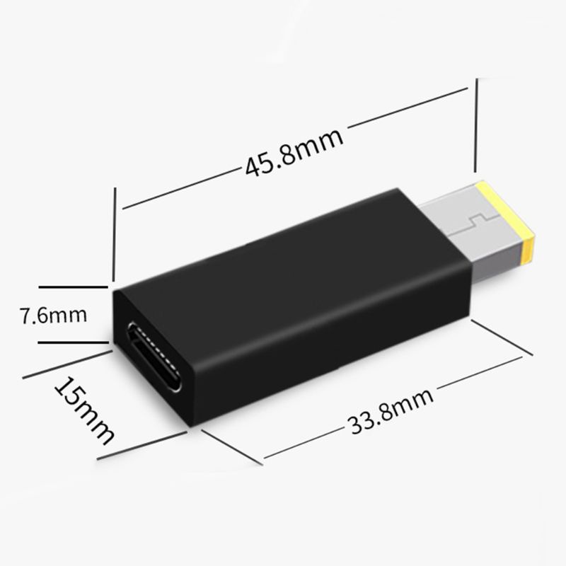 ann-อะแดปเตอร์-type-c-ตัวเมีย-เป็น-สี่เหลี่ยมผืนผ้า-ตัวผู้-usb-pd-สําหรับแล็ปท็อป-lenovo-thinkpad