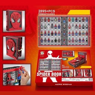เลโก้ Spider-Book Sy1461 และ 2461 กล่องใหญ่ งานสวยมาก มี Spiderman ทุก Series ราคาถูก เหมาะกับเป็นของขวัญ♥️