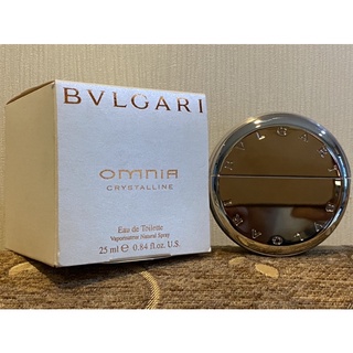 VTG Bvlgari Omnia Crytelline  Eau de Toilette for Women 25 ml. Limited Edition Discontinued.