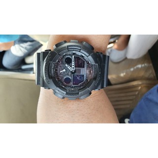 G shock สีดำล้วนสายยาง