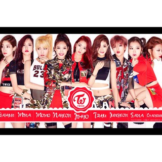 โปสเตอร์ Twice ทไวซ์ Poster Korean Girl Group เกิร์ล กรุ๊ป เกาหลี K-pop kpop รูปภาพ ภาพถ่าย Music ตกแต่งผนัง ตกแต่งบ้าน