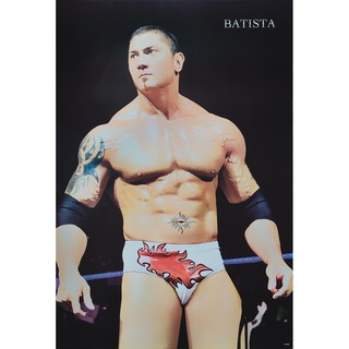 โปสเตอร์ นักมวยปล้ำ เดฟ บอทิสตา Dave Bautista 2003 POSTER 24”x35” Inch Wrestler Champion WWE Batista