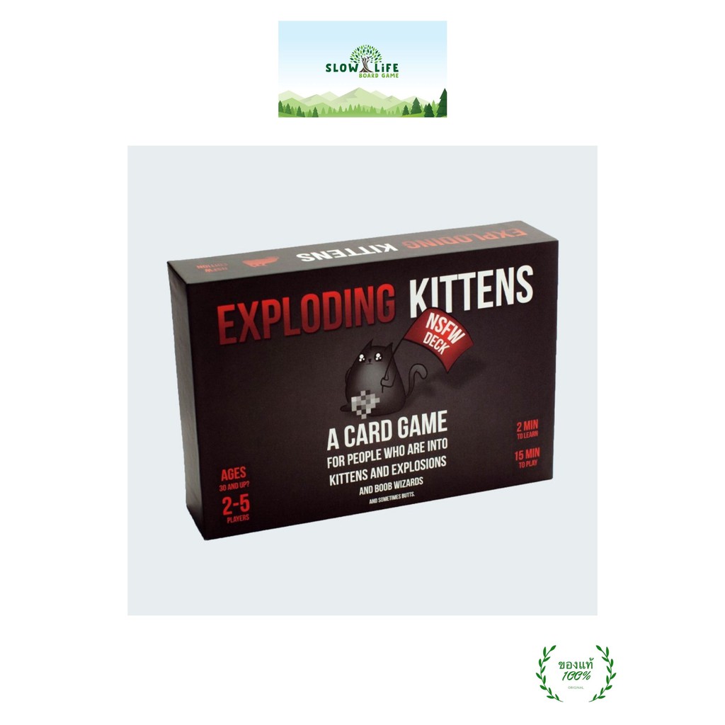 Exploding Kittens NFFW Edition board game | Shopee Thailand