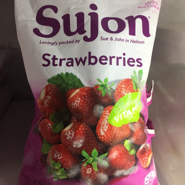 สตรอเบอร์รี่แช่แข็ง แบรนด์ Sujon นำเข้าจากนิวซีแลนด์ | Shopee Thailand