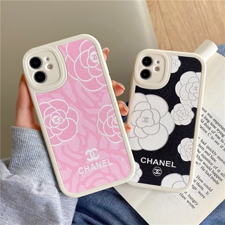 เคสโทรศัพท์มือถือหนัง ลายดอกคามิเลีย สําหรับ OPPO A3S A12E A5S A12 A7 F9 pro F11 A9 2020 A5 2020 A53 A33 A31 2020 A15 A15S A16 A92 A52 reno5 reno 5 pro 6 4Z 5Z 7Z