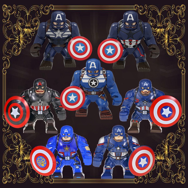 Big Captain America ของขวัญวันเกิดการศึกษาของเล่นสําหรับเด็ก DIY ...
