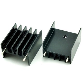 สินค้า Heat Sink แผ่นระบายความร้อน IC FET Transistor ขนาด 25x23x16 mm