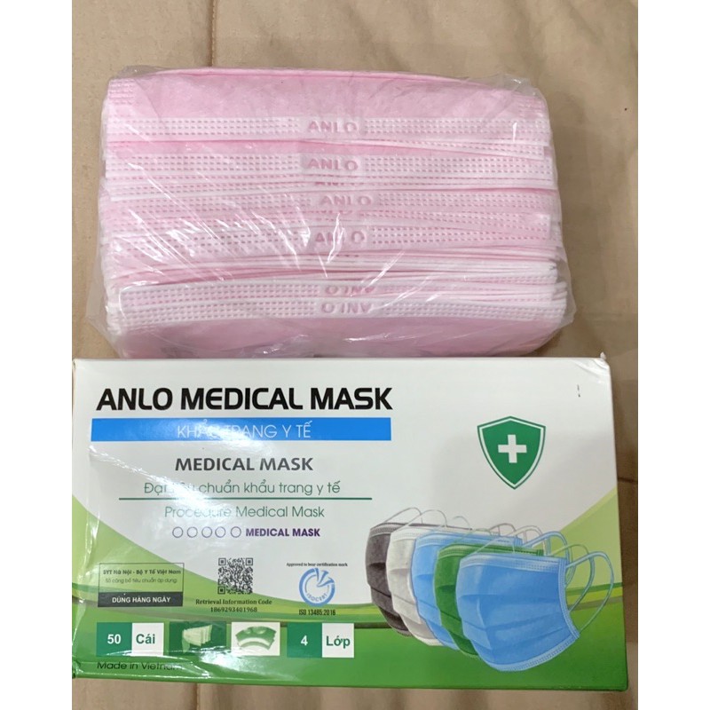 พร้อมส่ง-แมสสีชมพู-anlo-medical-mask-4-ชั้น-มีเซอร์-เกรดโรงพยาบาล