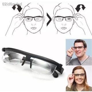 แว่นตาปรับได้ VARIABLE Focus Vision ระยะทางอ่านขับรถแว่นตา D2L1