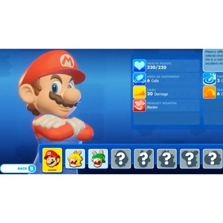 ภาพขนาดย่อของภาพหน้าปกสินค้าMario Rabbids Kingdom Battle Nintendo Switch Game แผ่นแท้มือ1   (Mario Rabbids switch)(Mario Rabbit switch) จากร้าน phungzzz บน Shopee ภาพที่ 5
