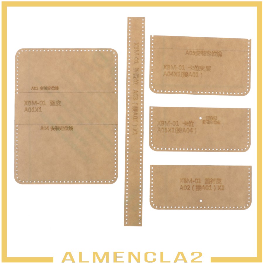 almencla2-แม่แบบลายฉลุอะคริลิค-5-ชิ้น-ชุด