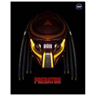 หมวกกันนอคพรีเดเตอร์ Helmet Predator HEROI Gold Motorcycle Helmets (1/1 Wearable)