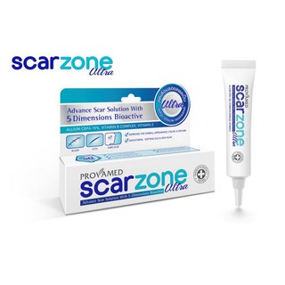 **หมดอายุ07/22 Provamed Scarzone Ultra 10 g ลดรอยแผลเป็นนูน รอยบาด รอยแผลเป็น