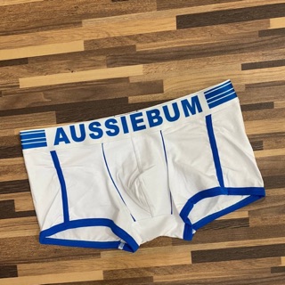 🔥พร้อมส่ง🔥กางเกงในชาย กางเกงในแฟชั่น AUSSIEBUM ทรงTrunk ผ้าcotton