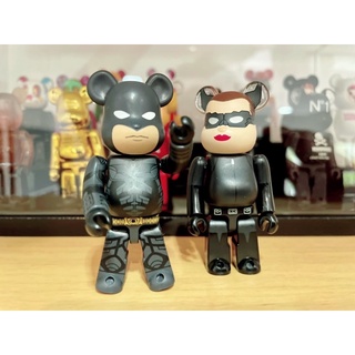 (ของแท้) คู่ Be@rbrick Series 24 Hero &amp; Secret Hero: Batman &amp; Catwoman  (Bearbrick)