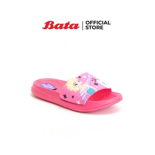 *Best Seller* BATA BBG SUMMER รองเท้าแตะเด็กหญิง ลาย FROZEN แบบสวม เปิดส้น สีชมพู รหัส 1615520 (เด็กหัดเดิน) /3615520 (เด็ก)
