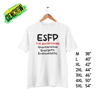 ESFP เสื้อยืด เสื้อสกรีน MBTI คอกลม ไซส์ใหญ่