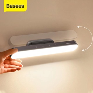 Baseus โคมไฟตั้งโต๊ะ Led แบบชาร์จไฟได้ สําหรับห้องครัวห้องนักเรียน ห้องออฟฟิศ