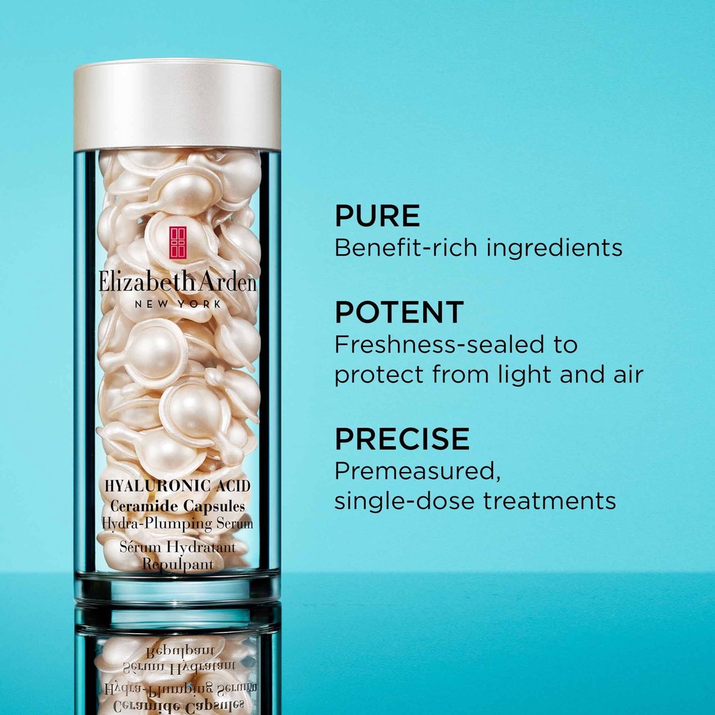 elizabeth-arden-hyaluronic-acid-ceramide-capsules-hydra-plumping-serum-ไฮยาลูรอนนิค-แอซิด-เซรามายด์-เซรั่ม-90-แคปซูล