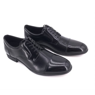 สินค้า Saramanda รุ่น 187050 รองเท้าทำงานผู้ชาย หนังแท้ แบบผูกเชือก สีดำ