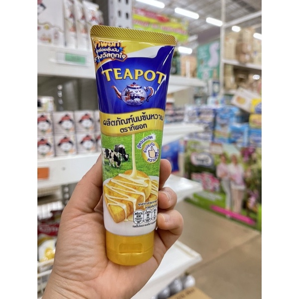 ทีพอทนมข้นหวานหลอดบีบ-180-g-สูตรนมสด
