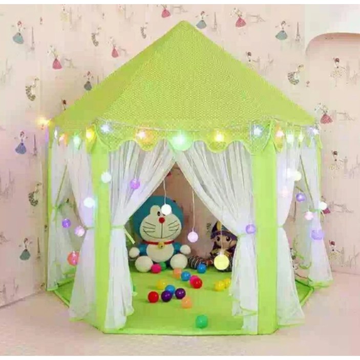 princess-castle-play-tent-เต้นท์เด็ก-กระโจม-ประสาท-จำลองน่ารัก-ใช้ได้ทั้งกลางแจ้ง-และ-ภายใน