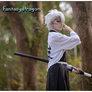 [Fantasy Dragon Store] อนิเมะครับ Demon Slayer Cosplay Costume Kimetsu No Yaiba Shinazugawa Sanemi Kisatsutai Tanjirou