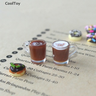 &lt; Cooltoy &gt; โมเดลแก้วกาแฟจิ๋ว สําหรับตกแต่งบ้านตุ๊กตา 1/12