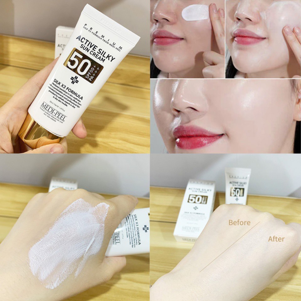 ครีมกันแดด-medipeel-active-silky-sun-cream-spf-50-pa-50-ml