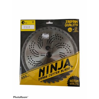 ใบเลื่อยตัดหญ้า ใบวงเดือน Ninja ของแท้ ขนาด 10" 40ใบมีด   (01-0205)