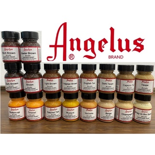 ภาพขนาดย่อของสินค้าAngelus Paint โทนสีน้ำตาล Made in USA สีอคิลิคทาหนัง