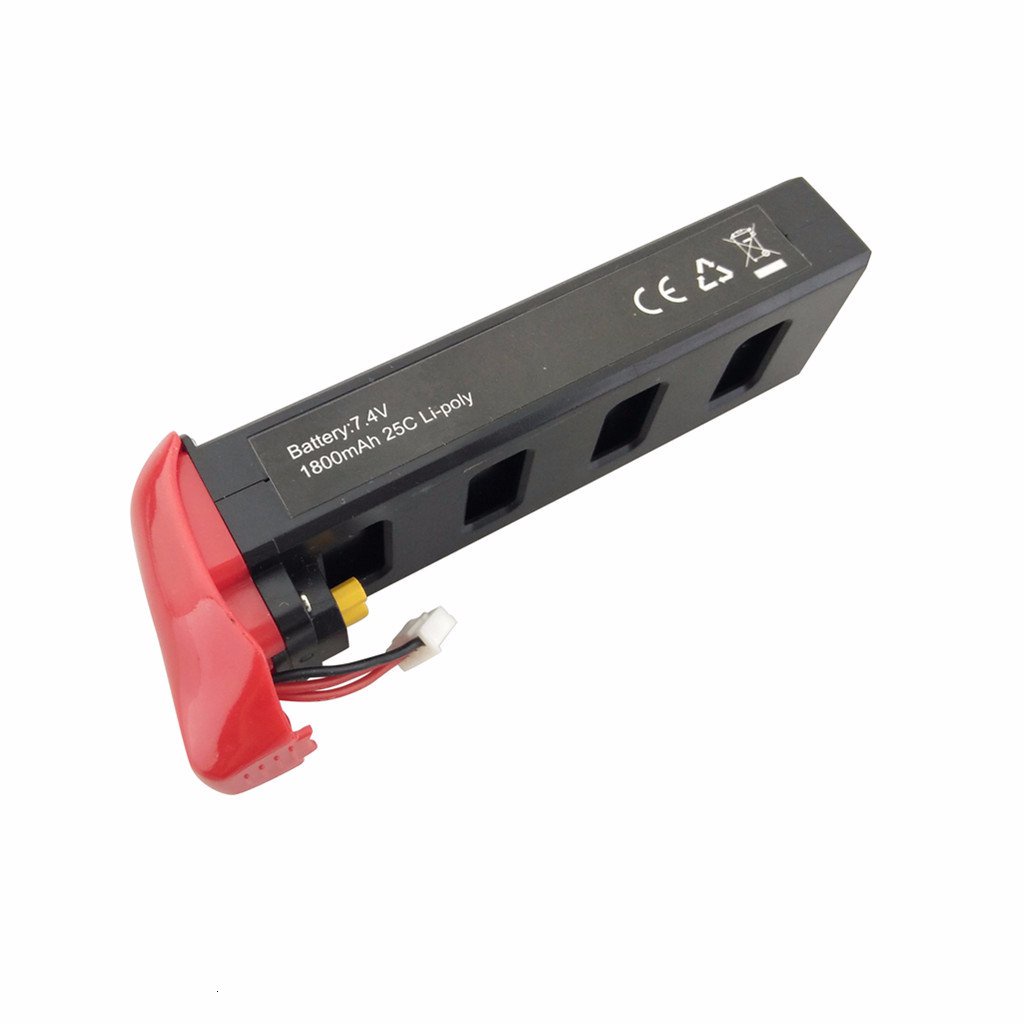 สีขาวแบตเตอรี่เดิมสำหรับ-mjx-bugs-2-b2w-b2c-แบตเตอรี่-7-4v-1800mah-25c-แบตเตอรี่-li-po-สำหรับ-mjx-b2w-rc-quadcopter-dron