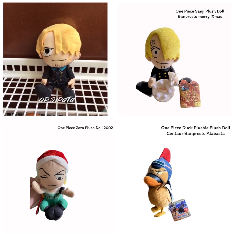 ตุ๊กตาวันพีช ซันจิ one piece ragdoll plush 2003 sanji งานลิขสิทธิ์แท้ ...