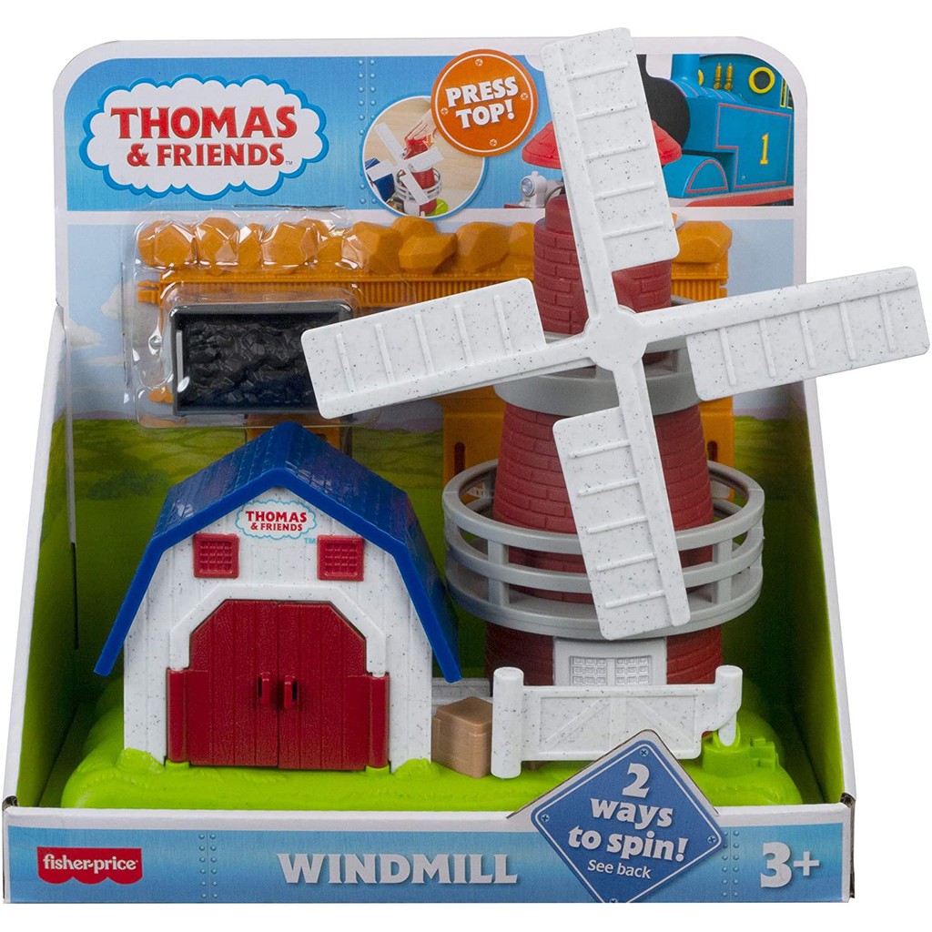 thomas-amp-friends-windmill-destination-playset-รางรถไฟโทมัสสำหรับเด็กก่อนวัยเรียน-อายุ-3-ปีขึ้นไป-รุ่น-gpd89