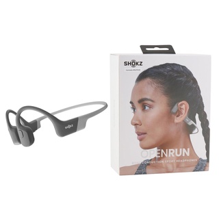 SHOKZ OpenRun Bluetooth Bone Conduction Open-Ear Sport Headphones (Gray), S803GY