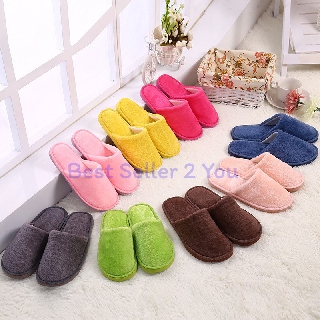 สินค้า รองเท้าใส่ในบ้าน รองเท้าแตะใส่ในบ้าน สลิปเปอร์​ slipper สวมใส่สบายหนานุ่ม พื้นขนฟู รองเท้าสลิปเปอร์ รองเท้าใส่เดินในบ้าน