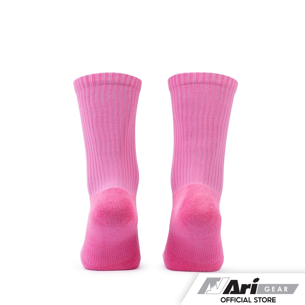 ari-crew-socks-pink-ถุงเท้า-อาริ-สั้น-สีชมพู