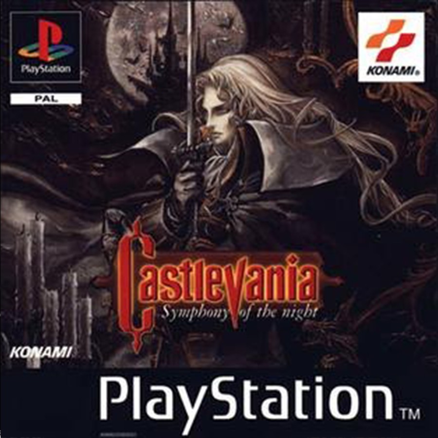 แผ่นเกมส์-ps1-เกมส์ดังในอดีต-castlevania-symphony-of-the-night-สามารถเล่นบนเครื่องps2ได้