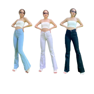 โปรโมชั่น : พร้อมส่ง Instyles_shopกางเกงขาม้า กางเกงยีนส์ขาม้าเอวสูงผ้ายืดใส่สบาย ขาม้าวินเทจใส่แล้วสูง ขายดีมากสุดๆ