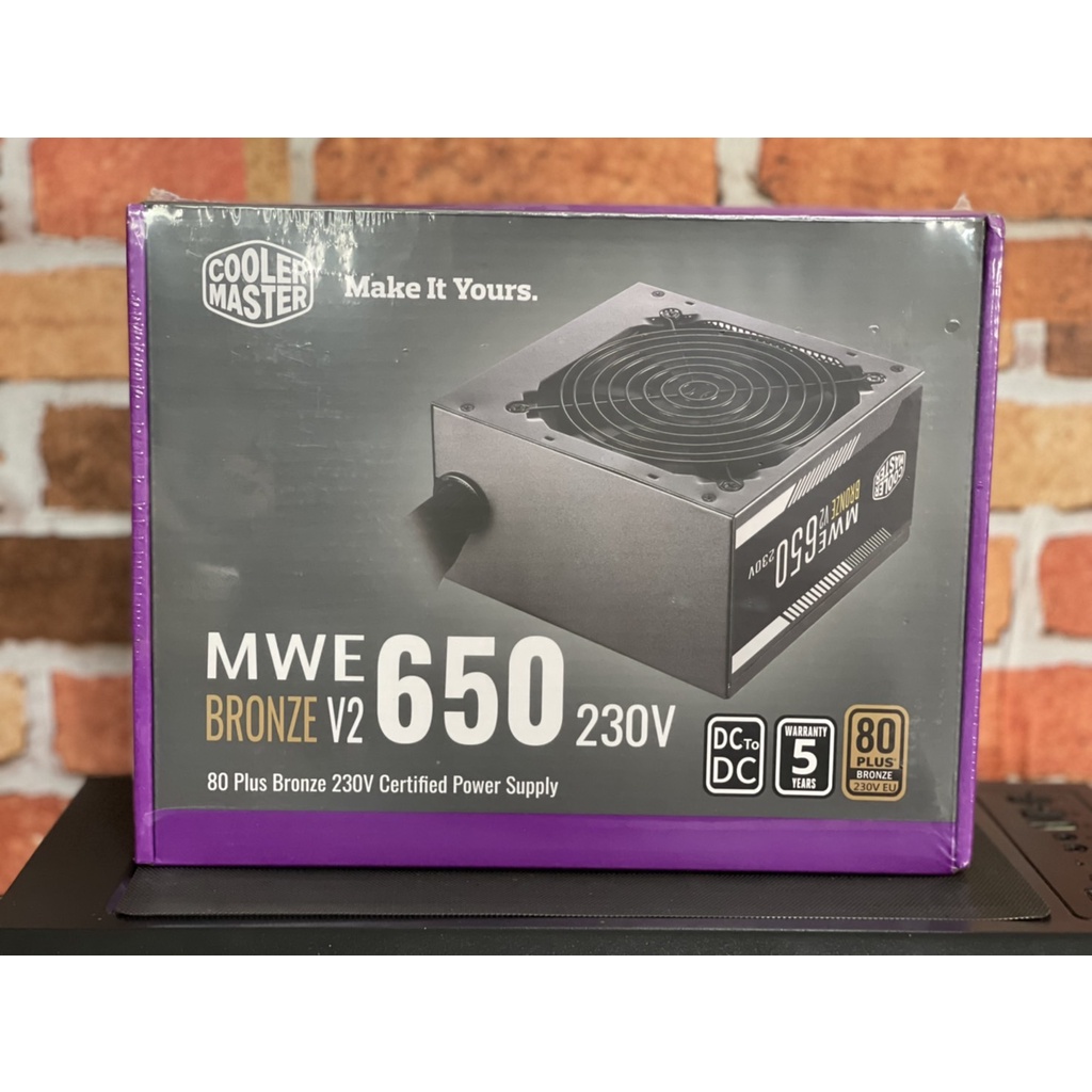 ภาพสินค้าPOWER SUPPLY PSU COOLER MASTER MWE 550W-650W 80 PLUS ของใหม่มือ1 จากร้าน teeredcom บน Shopee ภาพที่ 4