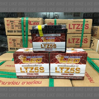 ภาพขนาดย่อของภาพหน้าปกสินค้า**ลอตใหม่ล่าสุด** LEO LTZ5S battery (12V 3.5Ah) แบตเตอรี่มอเตอร์ไซค์ แบตลีโอ สำหรับ wave click scoopy zoomer x fino mio จากร้าน like_bike บน Shopee