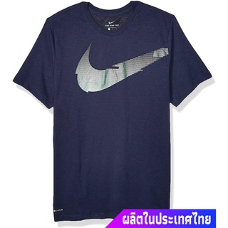NIKEกัปปะเสื้อยืดกีฬา Nike Mens Dry Tee Dri Fit Cotton Swoosh Energy NIKE Sports T-shirt