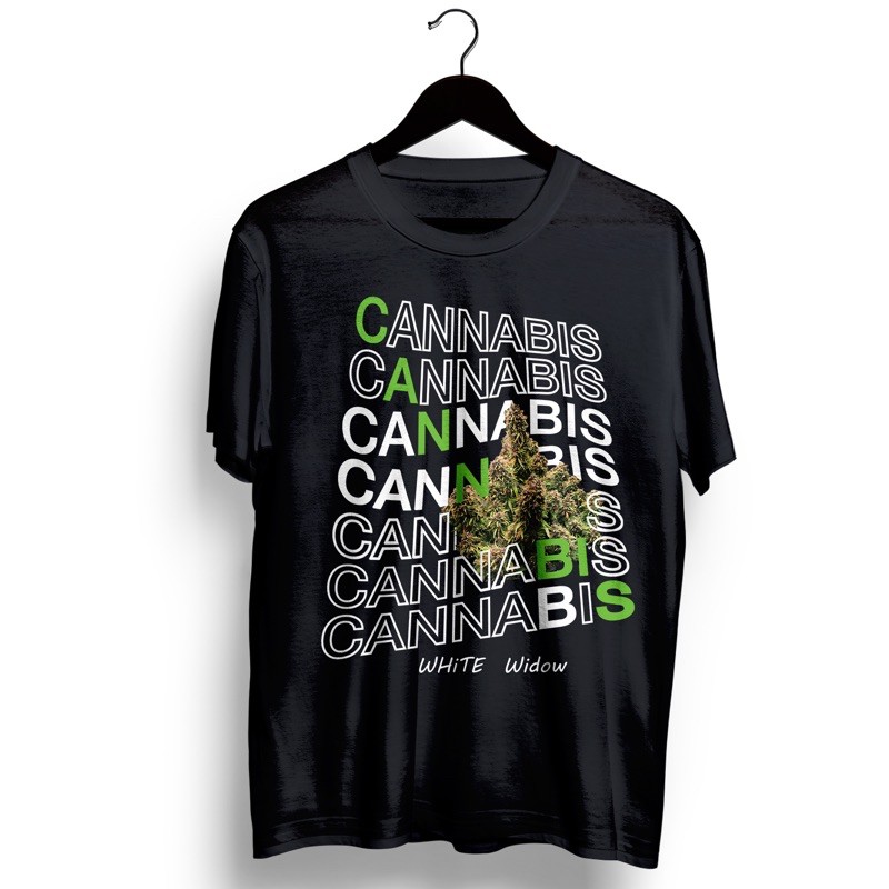 เสื้อยืดลายcannabisคุณภาพดีcotton100-bougie-bkkของแท้