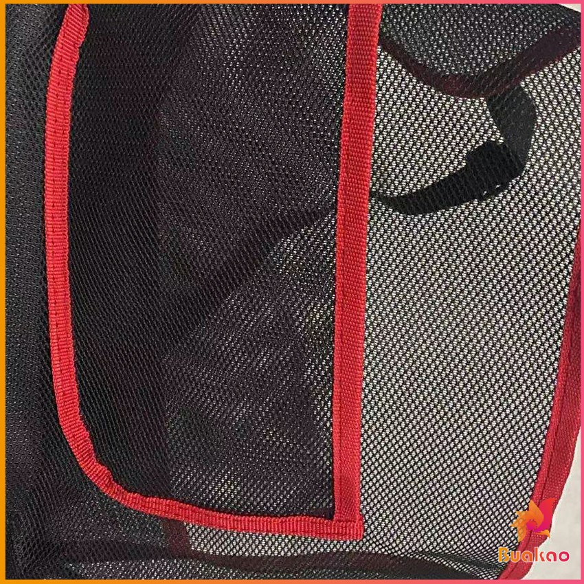 buakao-กระเป๋าตาข่าย-ช่องกลางเบาะ-เก็บของในรถยนต์-จัดส่งคละสี-car-storage-bag