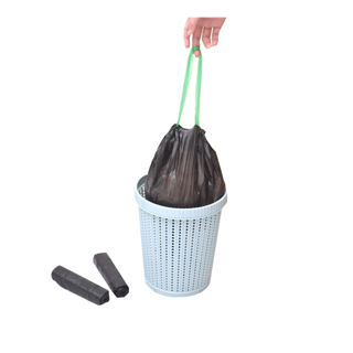 โปรโมชั่น : Goody Home ถุงขยะพลาสติกพร้อมสายหูหิ้ว ขนาด 4550 Cm. กว้าง  สูง ไม่ระบุสีในการจัดส่ง