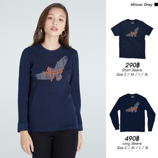 เสื้อยืด African Grey รุ่น AFB  สีกรม