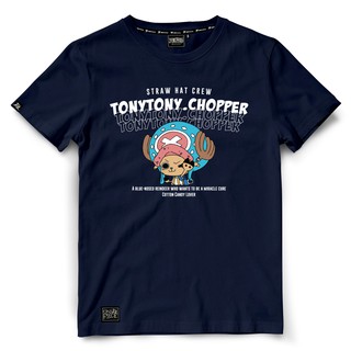 ROUND คอลูกเรือDextreme เสื้อวันพีซ One Piece TonyTony.Chopper DOP-1270-4XL