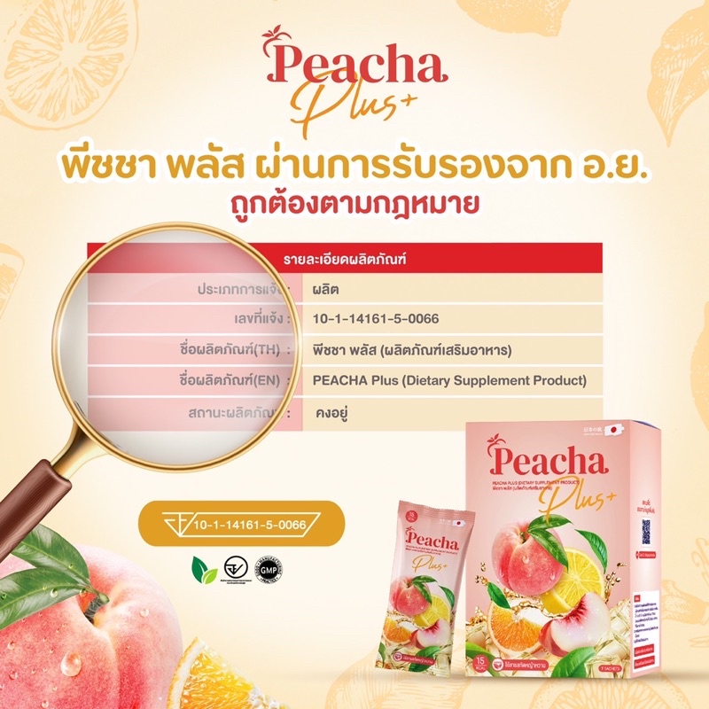 10-แถม-10-สูตรใหม่-ชาพีชพลัส-peacha-plus-ชาพีชลดพุง-ชาพีชคุมหิว-เผาผลาญไขมัน