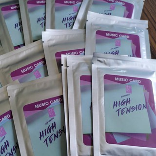 ฺสุ่มมม Music Card BNK48 High Tension ซื้อเยอะถูกสุดที่ 7 บาท (ยังไม่แกะ) มีของแถม