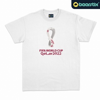 เสื้อยืดพิมพ์ลายแฟชั่น เสื้อยืดคอกลมBearstix - Fifa World Cup เสื้อยืด Qatar 2022 - World Cup Shirt - Qatar Tshirt 2022S